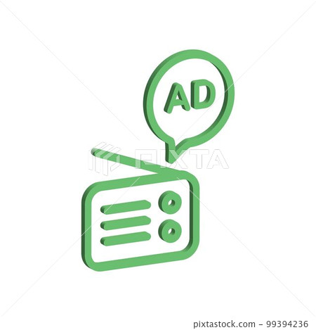Illustration Vector Graphic of advertising Icon Illustration Vector Graphic of advertising Icon 99394236