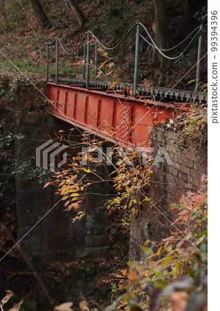 群馬縣鬼澤上空的上神電鐵（上野鐵道）廢棄線（舊線） 99394396