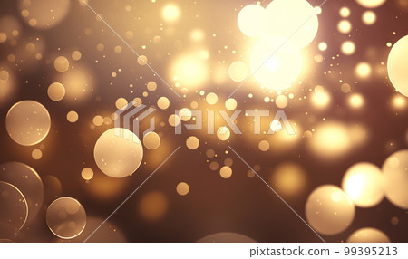 Champagne gold glitter background. Beautiful background with grains of light. Generative AI Champagne gold glitter background. Beautiful background with grains of light. Generative AI 99395213