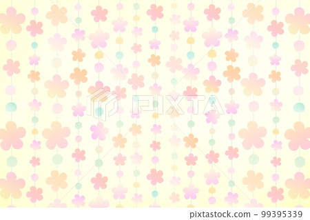 Hinamatsuri hanging decoration Spring flowers Sagemon Peach Plum 99395339