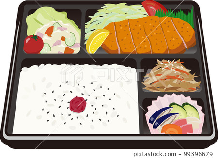 Tonkatsu box lunch 99396679