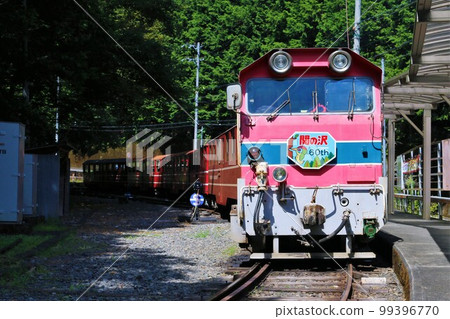[Oigawa Railway] Ikawa Line Ikawa Station DD20 Diesel Locomotive 99396770