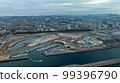 February 2023 Aerial view of Marine Pia Kobe, where demolition work has just begun, immediately after closing 99396790