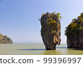 Kho Ta Poo, a famous destination of tourist in Ao Phang Nga National Park, Phang Nga, Southern of Thailand 99396997