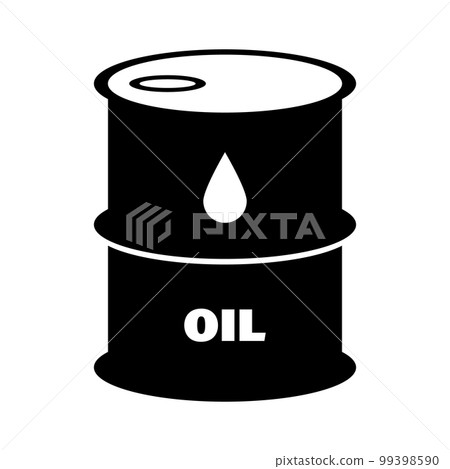 Oil tank silhouette icon. fuel tank. energy industry. vector. 99398590