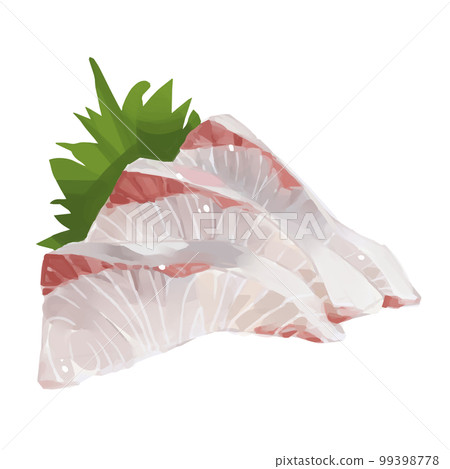 油甘魚生魚片插圖 油甘魚生魚片插圖 99398778