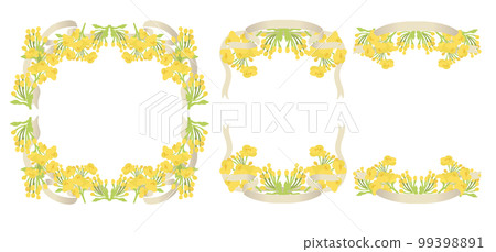 油菜花框架集 油菜花框架集 99398891