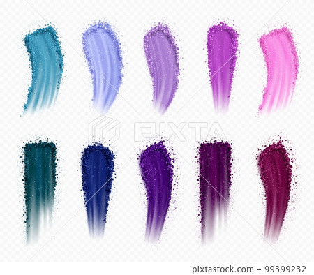 Brown eyeshadow smear. Cosmetic swatch texture 99399232