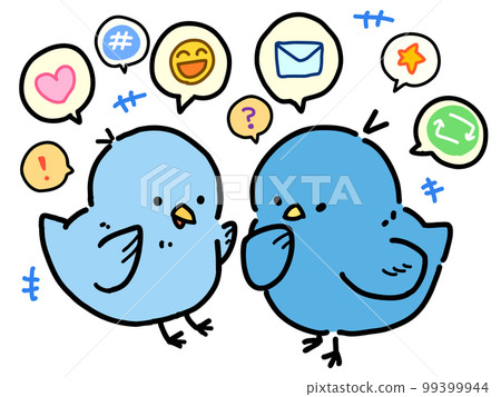 兩隻藍鳥聊八卦 99399944