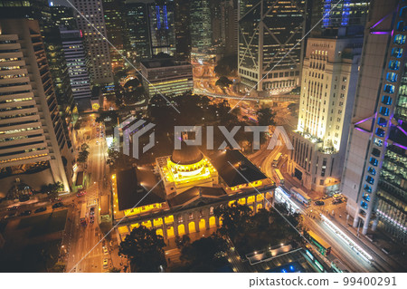 15 April 2013 the Modern office with skyscrapers and infrastructures 99400291