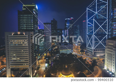 15 April 2013 the Modern office with skyscrapers and infrastructures 99400310