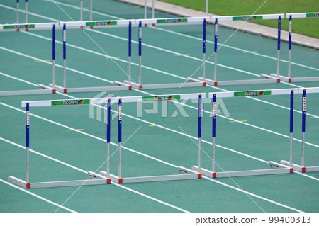 19 may 2013 Hurdles on running track, Tseung Kwan O Sports Ground 99400313