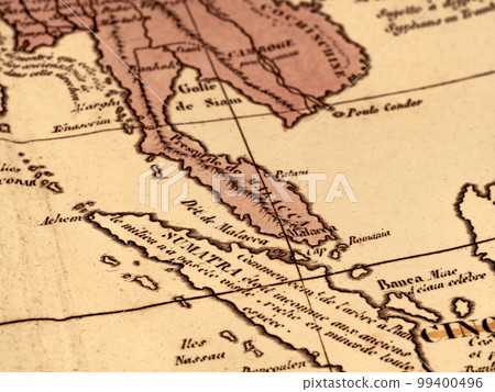 Old Map Malay Peninsula 99400496