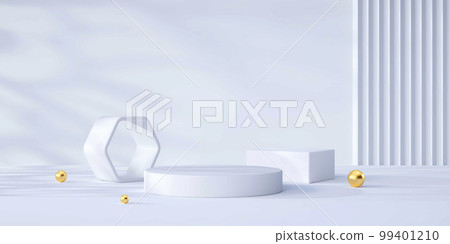 3d 渲染白色產品展位背景 3d 渲染白色產品展位背景 99401210