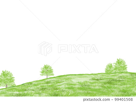 初夏農村意像水彩 99401508