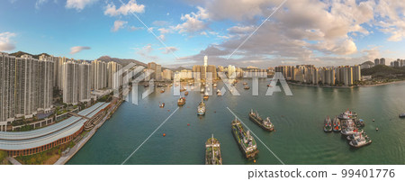 Tsuen Wan West Coastline in Hong Kong, Feb 18 2023 Tsuen Wan West Coastline in Hong Kong, Feb 18 2023 99401776