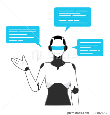 使用人工智能聊天和引導的機器人 99402657