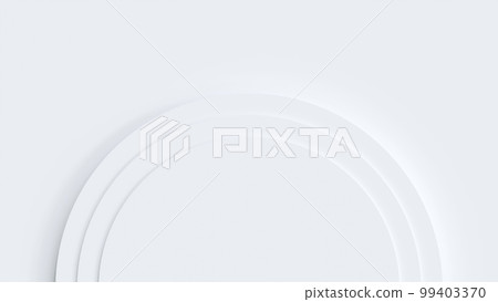 具有重疊三維圓圈的白色背景材料 具有重疊三維圓圈的白色背景材料 99403370