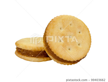 Pineapple Cookies isolated 99403662