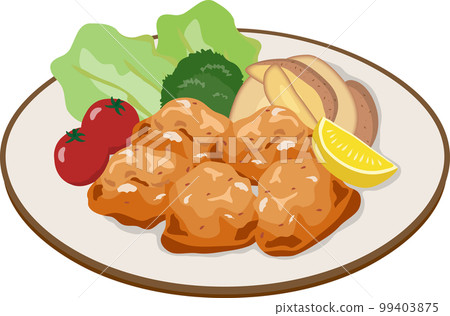 Deep fried chicken 99403875