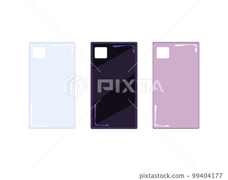 Plastic or silicone cases set for smartphone, flat vector illustration isolated. Plastic or silicone cases set for smartphone, flat vector illustration isolated. 99404177