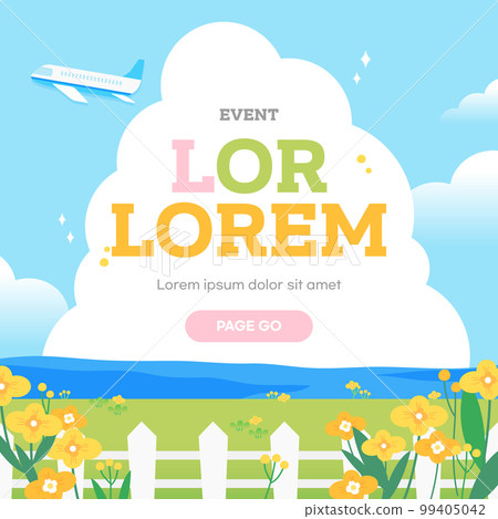 Spring Event Banner Template 01 99405042