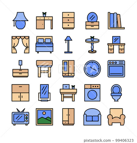 Furniture Icon Set 99406323