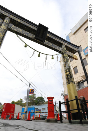 茨城縣, 水戶, 圓形郵筒的風景（水戶東照宮） 99406979
