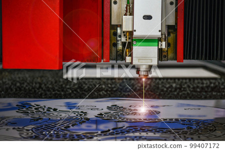 laser, machine, spark 99407172