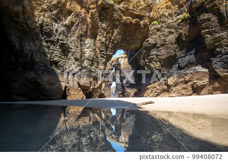 As Catedrais beach - Beach of the Cathedrals - Galicia, Spain As Catedrais beach - Beach of the Cathedrals - Galicia, Spain 99408072