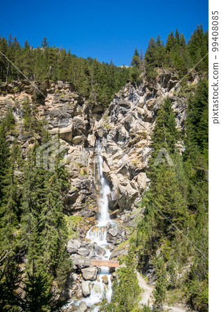 Waterfall in Vanoise national Park, French alps Waterfall in Vanoise national Park, French alps 99408085