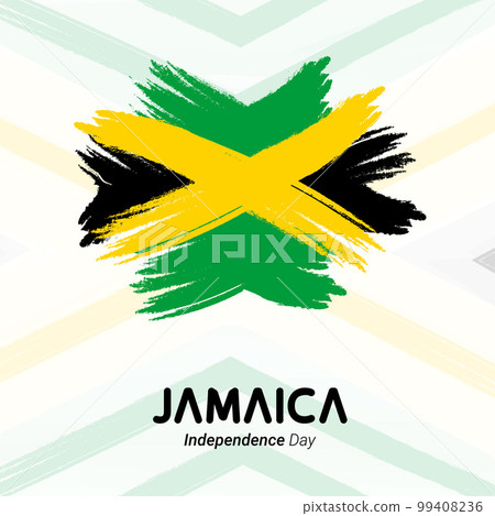 jamaica independence day banner background 99408236