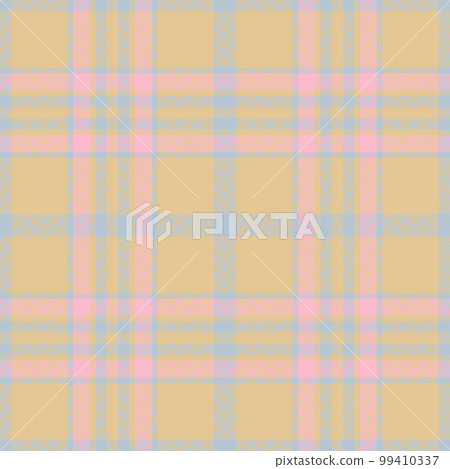 Plaid seamless pattern. Check fabric texture. Vector textile print. 99410337