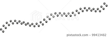 Track of cat dog tracks, footprint, design Track of cat dog tracks, footprint, design 99413482