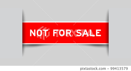 Green color square label sticker with word not for sale that inserted in gray background Green color square label sticker with word not for sale that inserted in gray background 99413579