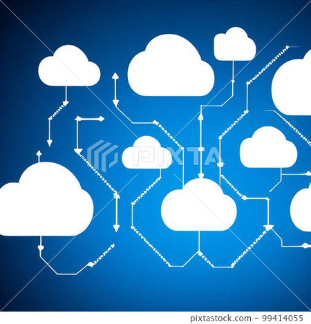 Cloud computing technology concept, Generative AI Cloud computing technology concept, Generative AI 99414055