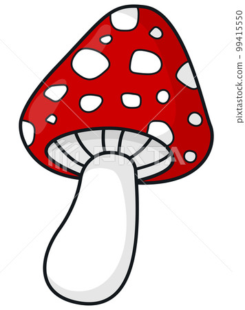 Red fly agaric. Vector illustration Red fly agaric. Vector illustration 99415550