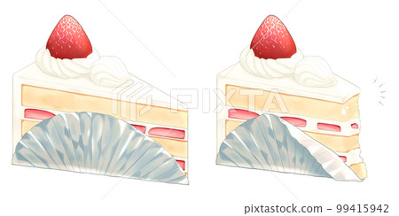 Illustration of delicious shortcake 99415942