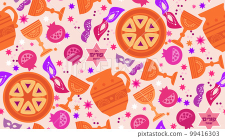 Happy Purim pattern 11 Happy Purim pattern 11 99416303