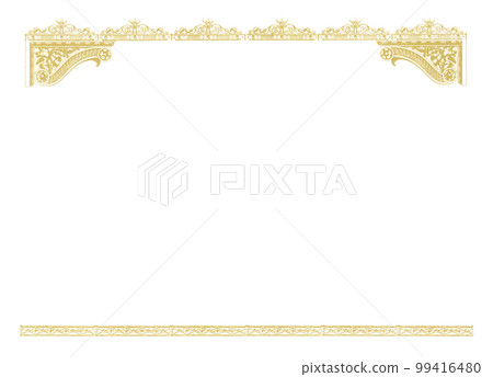 Certificate of award, frame material for commendation certificate Certificate of award, frame material for commendation certificate 99416480