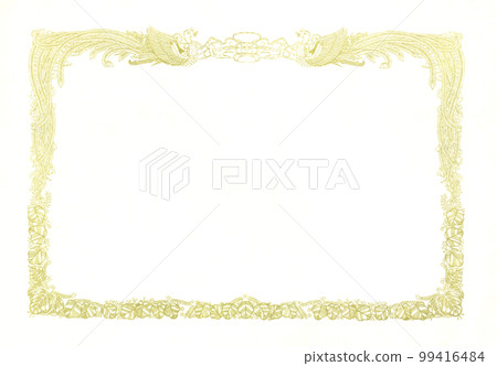 Certificate of award, frame material for commendation certificate 99416484