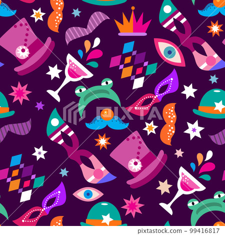 Happy Purim pattern 3 99416817