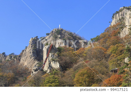 Samseon Iron Stairs, Daedunsan Mountain, Wanju-gun, Jeonbuk Samseon Iron Stairs, Daedunsan Mountain, Wanju-gun, Jeonbuk 99417521