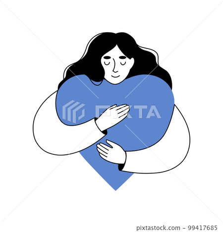 Love yourself concept Love yourself concept 99417685