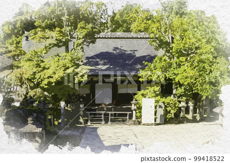 水彩風格的春日大社,奈良縣奈良市 水彩風格的春日大社,奈良縣奈良市 99418522