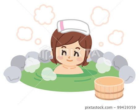 女性露天溫泉 99419359