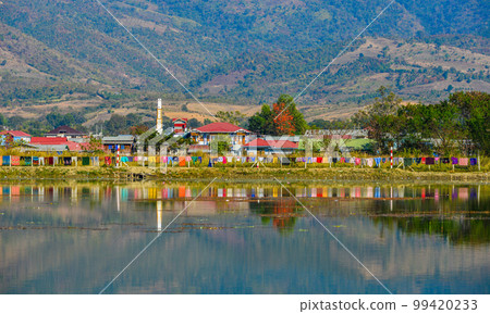Landscape of Inle Lake, Myanmar 99420233