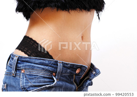 Sexy ass of a woman in jeans 99420553