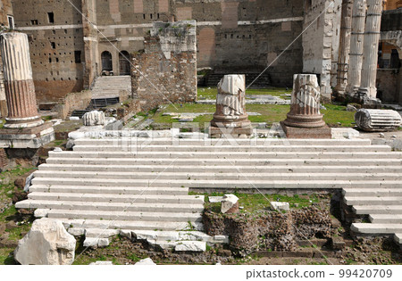 Imperial forum of Emperor Augustus. Rome, Italy 99420709
