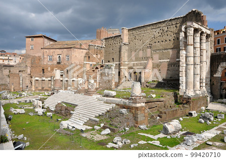 Imperial forum of Emperor Augustus. Rome, Italy 99420710